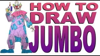 How to draw Jumbo (Killer Klowns from Outer Space)