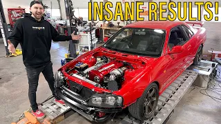 R34 Skyline BLOWS us away on the DYNO!