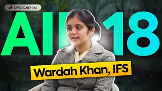 WARDAH KHAN AIR 18  Mock Interview | UPSC CSE 2023 IAS | Civilsdaily IAS #upsc #upsctopper