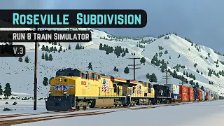 Run 8 Train Simulator | Roseville Subdivision (Donner Pass)