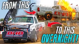 They rebuilt their 2000HP truck in ONE NIGHT.