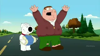 Family Guy       Peter And Brian Fight To Get Home For Thanksgiving