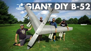 ✈️ Flying a 14 foot B-52 Bomber Made out of FOAM! ✈️