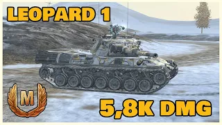 Leopard 1 | 5,8k DAMAGE | World of tanks blitz