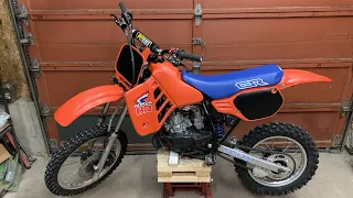 Amazing restoration of a $500, 34 year old dirt bike ( CR80 Rebuild part 16 )