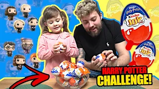 KINDER JOY *Harry Potter* CHALLENGE z CÓRKĄ! (Wszystkie Figurki?!)