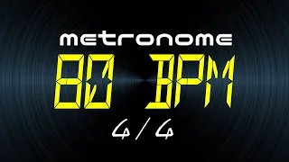 metronome 80 BPM 4/4