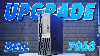 Dell Optiplex 7060 sff Gaming Upgrade RAM SSD Video Card ⏮️