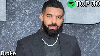 Top 30 Drake Most Streamed Songs On Spotify (June 2,2021)