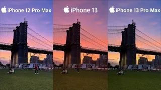 iPhone 13 Pro Max vs iPhone 12 Pro Max vs iPhone 13 | Camera Test