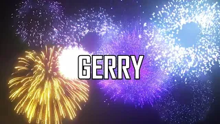 JOYEUX ANNIVERSAIRE GERRY !