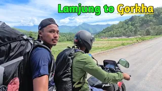 Lamjung To Gorkha | Gorkha Jada Aru Lai Help Garnu Paye ❤️😘 - Nomadic Santosh