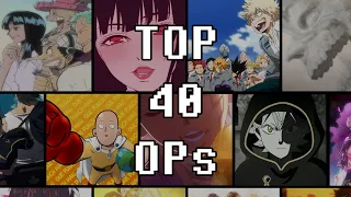 My Top 40 Anime Openings of All Time