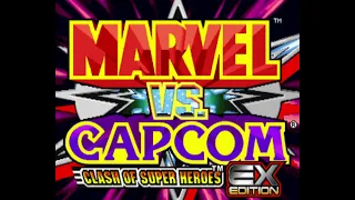 Marvel vs. Capcom: Clash of Super Heroes EX Edition (Jap) PS1 Game Full Run