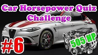 GUESS HOW MUCH HP THIS SUPERCAR HAS | CAR HORSEPOWER QUIZ CHALLENGE | CAR QUIZ #6