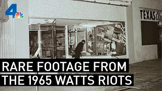Rare Footage of the 1965 Watts Riots | From the Archives | NBCLA