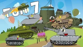New top 7 episodes - Cartoons about tanks