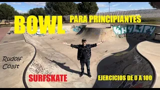 SURFSKATE💥 BOWL PARA PRINCIPIANTES