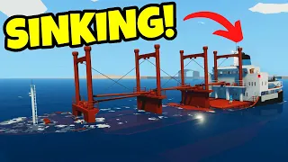 I SUNK a CARGO SHIP in Stormworks!