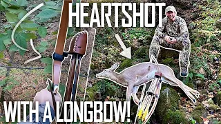LONGBOW AND WOOD ARROW DOE | Traditional Archery & Bowhunting | The Push Archery