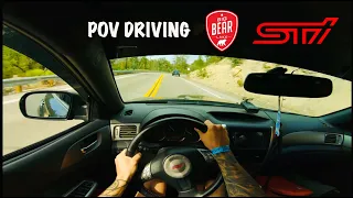 2010 Subaru WRX STI POV Cruise To BIG BEAR | RAW SOUND