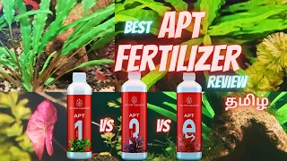 How to choose APT Zero Complete Estimative Index Fertilizers Review in Tamil #aquascaping #aquarium