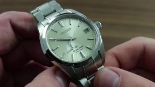 Grand Seiko SBGA001 Spring Drive Functions & Care