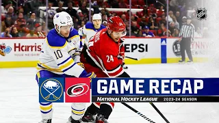 Sabres @ Hurricanes 11/7 | NHL Highlights 2023