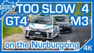 Too Slow for highend BMW M3 E46 and Porsche 718 GT4 - GR Yaris - NÜRBURGRING NORDSCHLEIFE BTG 4K