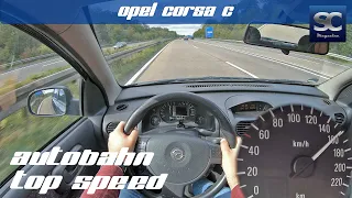 Opel Corsa C 1.2L 74HP (2002) - POV Top Speed Drive