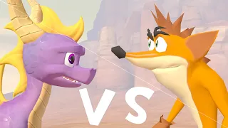 Crash VS Spyro/ كراش ضد سبايرو