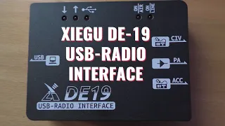 How to use the XIEGU DE-19 USB Interface with the XIEGU G-90