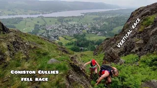 Coniston Gullies (BOFRA) fell race 2024 - vertical slippery challenge - Under 15,17 and seniors