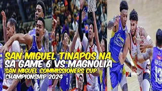 SAN MIGUEL VS MAGNOLIA 4TH QUARTER FULL GAME FINALS GAME 6