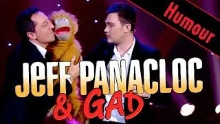 Jeff Panacloc et Jean Marc Avec Gad Elmaleh au Grand Cabaret