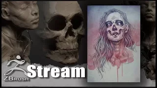 Stream - sculpting ZBrush