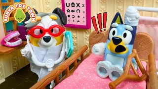 BLUEY Goes to Hospital 🚑 | Pretend Play with Bluey Toys | Bunya Toy Town