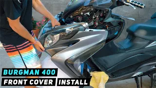 Suzuki Burgman 400 Front Cover Installation 2007-2016 | Mitch's Scooter Stuff