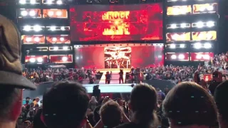 Brock Lesnar on WWE Raw after Wrestlemania 33 after winning the Universal Championship Live