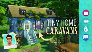 A Magical CARAVAN Village! Sims 4 Build Tour (No CC or Mods)