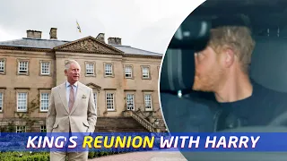 Prince Harry visited his father at Clarence House ✈️🇬🇧