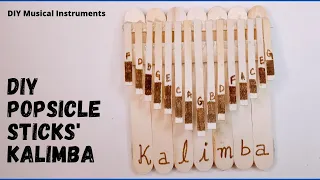 DIY Popsicle Stick Kalimba Tutorial