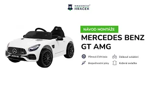 Mercedes Benz GT AMG bílá - montáž elektrického auta