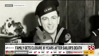 Indiana family gets closure 81 years after sailor's death at Pearl Harbor