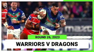 New Zealand Warriors v St George Illawarra Dragons | NRL Round 26 | Full Match Replay