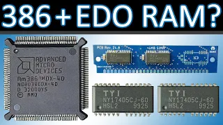 How to use EDO as FPM memory - and make it work on a 386 motherboard