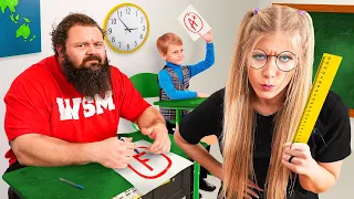 I Sent the World's Strongest Man to 1st Grade!