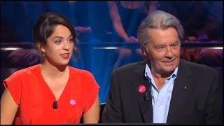 Qui veut gagner des millions ? Alain Delon et Anouchka Delon 13/07/2013