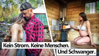 Dieses Paar lebt allein in der Wildnis und kriegt ein Kind