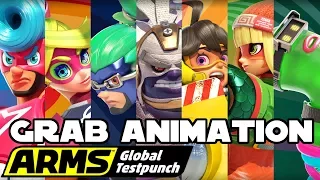 Arms Global Test Punch - All 7 Characters Grab Animations